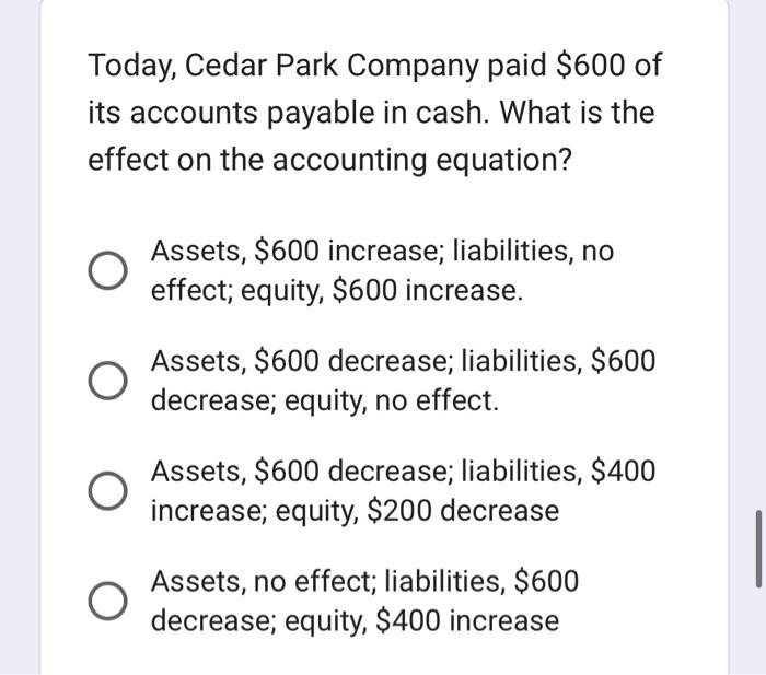 The Fastforward Company Balance Sheet Shows Cash 5 000 Accounts Receivable 7 000 Office Equipment 3 000 And Accoun 8