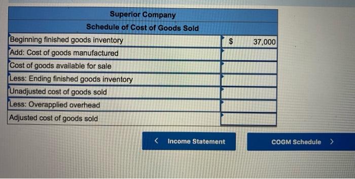 5 Superior Company Provided The Following Data For The Year Ended December 31 All Raw Materials Are Used In Production 3