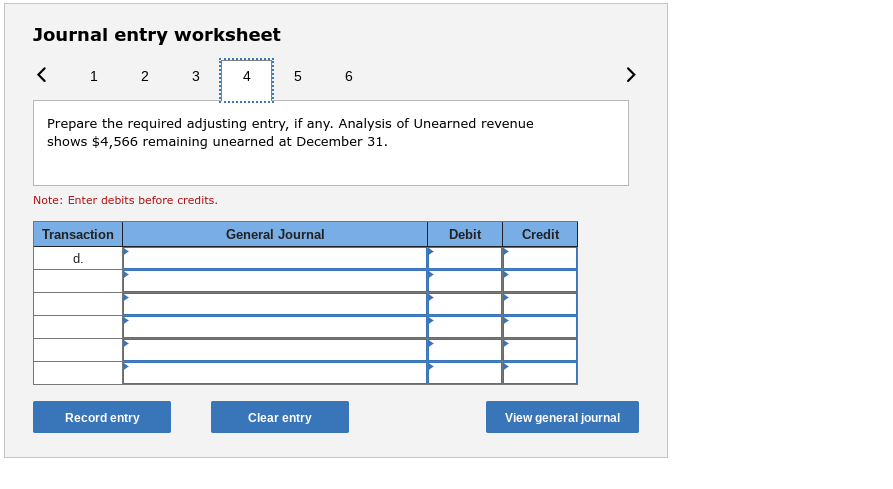 Question 1 Part 2 4 The Unadjusted Trial Balance For Hawkeye Ranges As Of December 31 Is Presented In Requirement 1 1