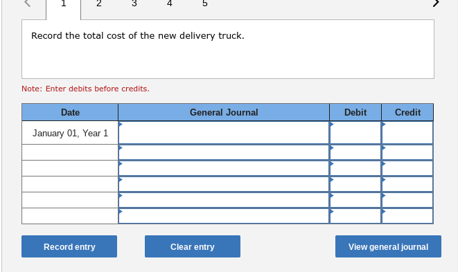 Question 11 Yoshi Company Completed The Following Transactions And Events Involving Its Delivery Trucks Year 1 Year 2 2