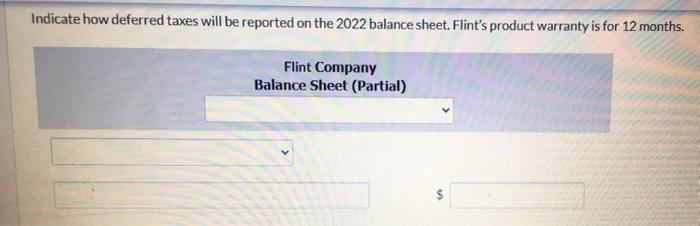 Flint Company Has The Following Two Temporary Differences Between Its Income Tax Expense And Income Taxes Payable Preta 4