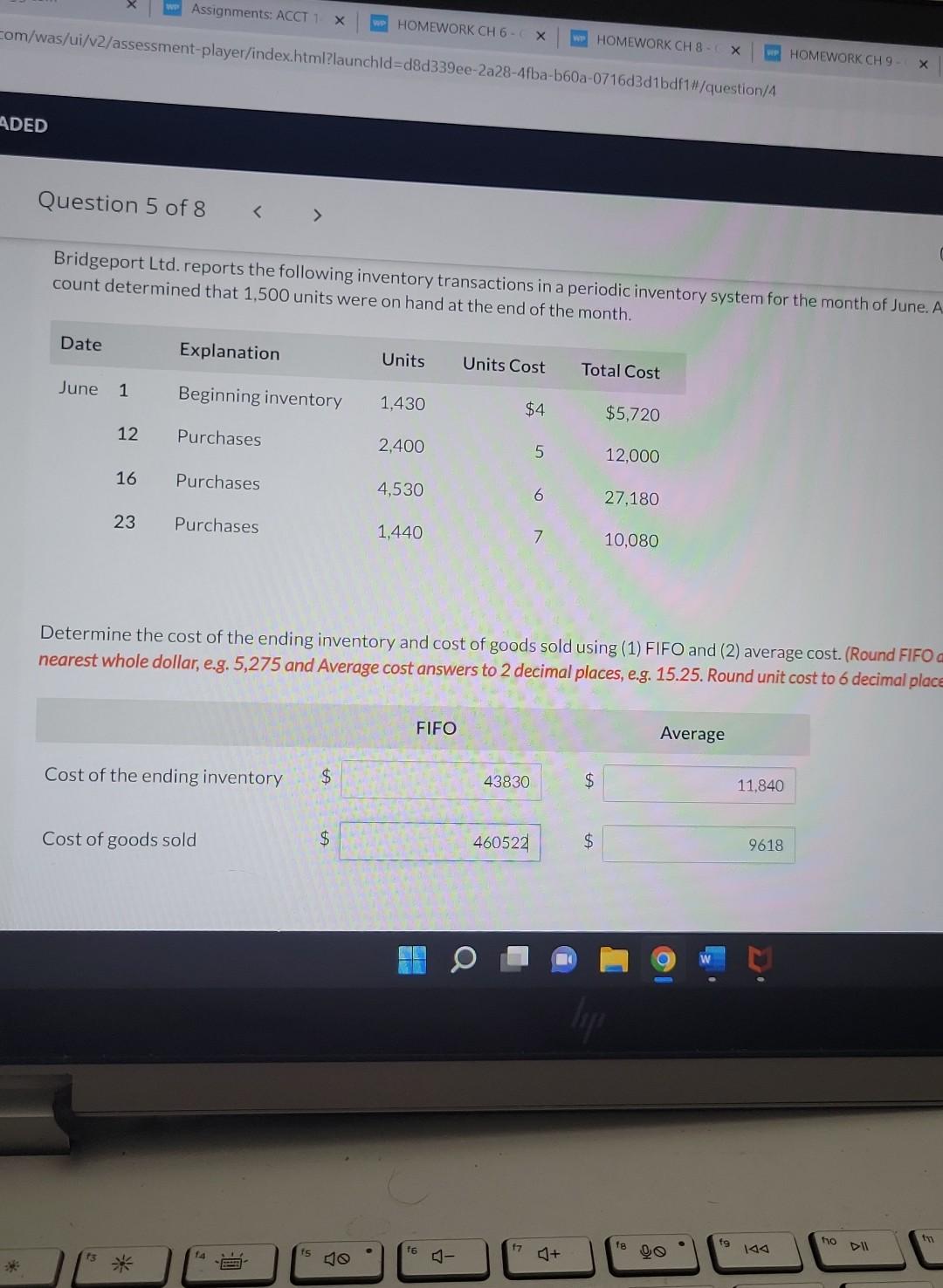 Assignments Acct 1 X Wp Homework Ch 6 Com Was Ui V2 Assessment Player Index Html Launchid D8d339ee 2a28 4fba B60a 0716 1