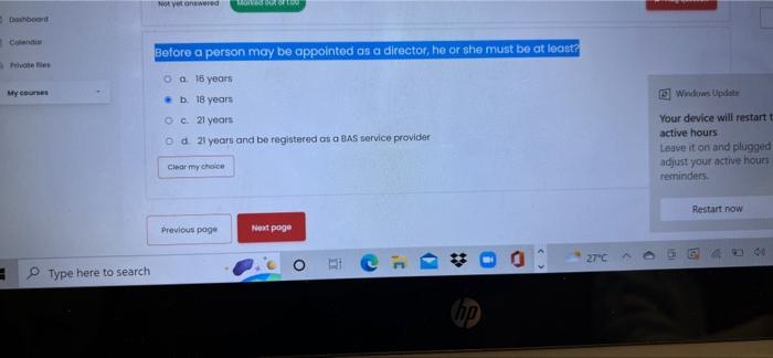 Dashboard Calendar Private Les My Courses Type Here To Search Not Yet Answered Moned Out Of Too Before A Person May Be A 1