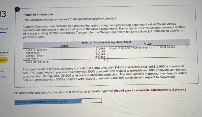 Undational Required Information The Following Information Applies To The Questions Displayed Below Clopack Company Man 4