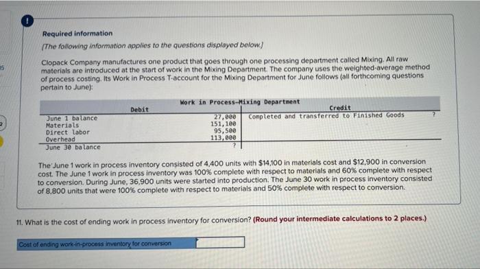 10 10 Of 15 Ped Ook Ances Required Information The Following Information Applies To The Questions Displayed Below Clo 2