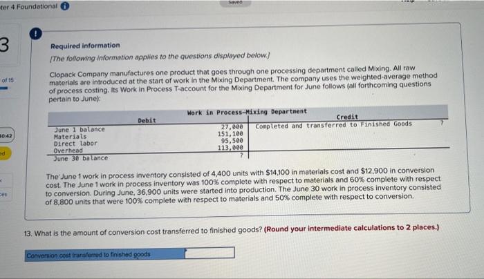 10 10 Of 15 Ped Ook Ances Required Information The Following Information Applies To The Questions Displayed Below Clo 4