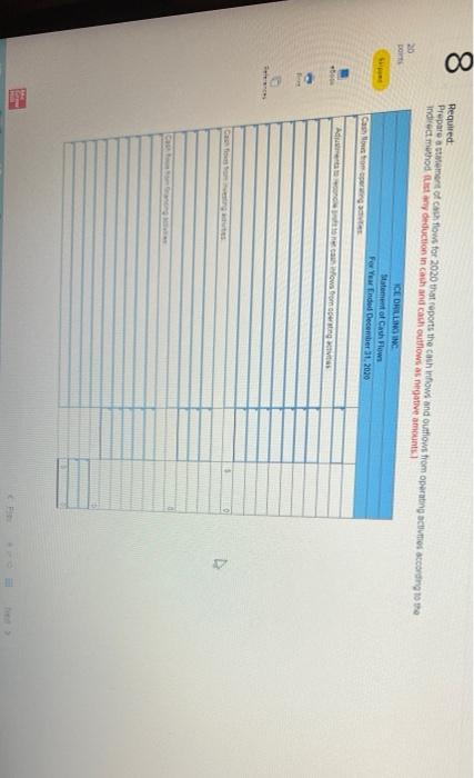 Homework Ice Drilling Inc S Balance Sheet Information And Income Statement Are As Follows Ice Drilling Inc Income Sta 2