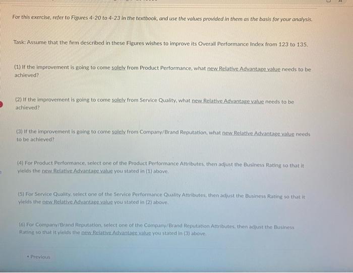 A For This Exercise Refer To Figures 4 20 To 4 23 In The Textbook And Use The Values Provided In Them As The Basis For 1