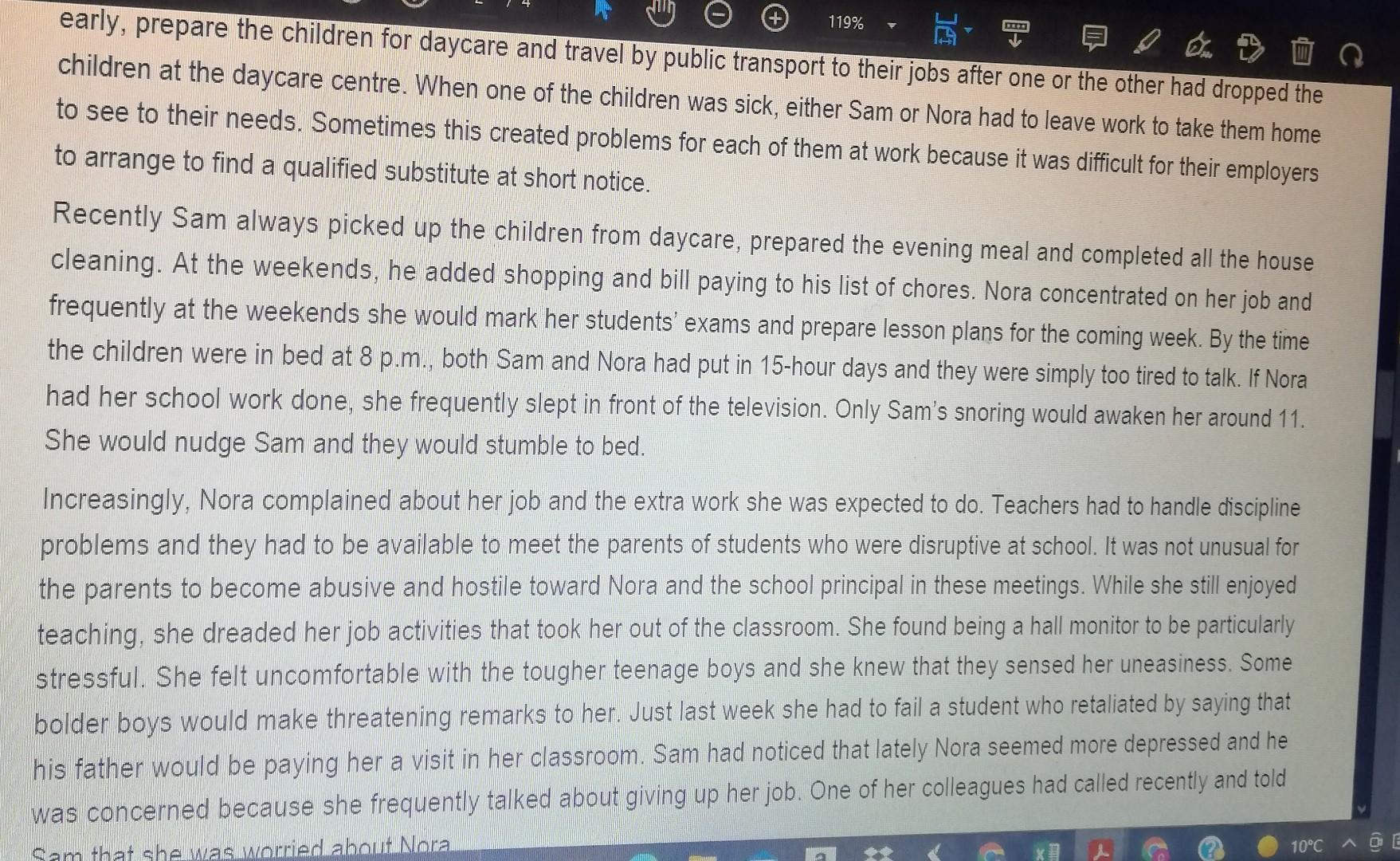 119 Carefully Read The Scenario Below And Answer The Questions That Follow Samuel Logston Www Samuel Logston Left Ho 2