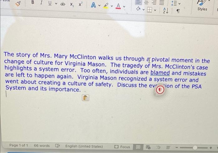 Up Biuvab X X Aa Page 1 Of 1 66 Words The Story Of Mrs Mary Mcclinton Walks Us Through A Pivotal Moment In The Change 1