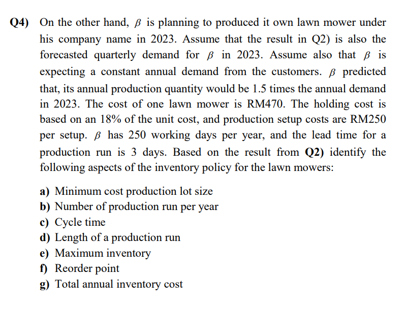 Alpha Corp A Is A Company Producing Lawn Mower Beta Corp B Is A Company Producing Motor For The Lawn Mower Recen 2