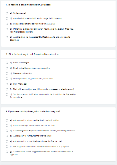 1 To Receive A Deadline Extension You Need A Write An Amall B Ask Via Chat To Extend All Pending Projects Till The 1