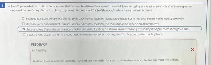 Joe S Supermarket Is An International Market That Features Food Items From Around The World Joe Is Struggling To Attrac 2