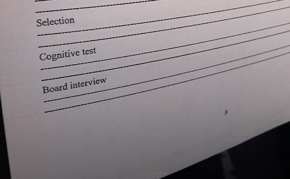 11 Define The Following Management Selection Cognitive Test Board Interview 2