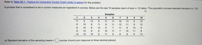 A Standard Deviation Of The Sampling Means 0 733 Ounces Round Your Response To Three Decimal Places B With Z 3 2