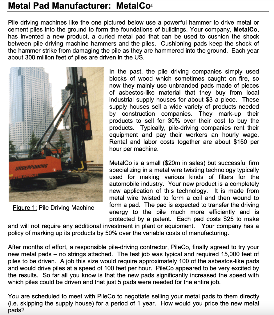Metal Pad Manufacturer Metalco Pile Driving Machines Like The One Pictured Below Use A Powerful Hammer To Drive Metal 1