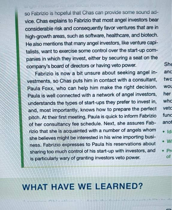 Ethics In Action F Abrizio Rivetti Is An Entrepreneur Who Has Recently Started A Wine Importing Business While He Curre 2