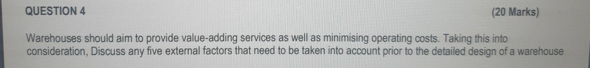 Question 4 Please Assist 1