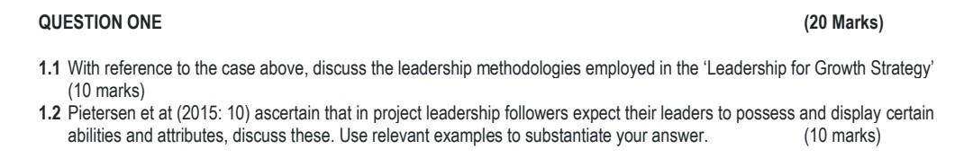 Read The Case Study Below And Answer The Following Questions Changing The Firm S Dna To Enable Collaborative Leadership 2