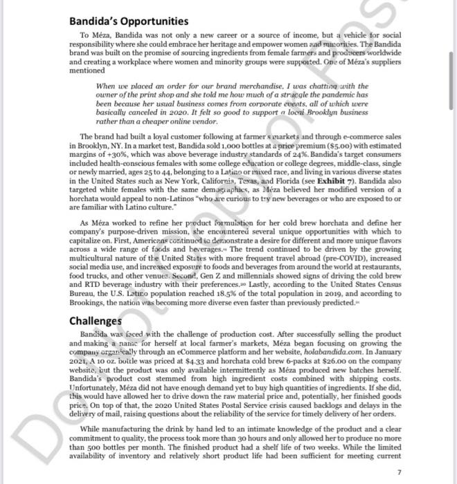 Which Of The Options She Is Evaluating Present The Best Path Forward And Why 7