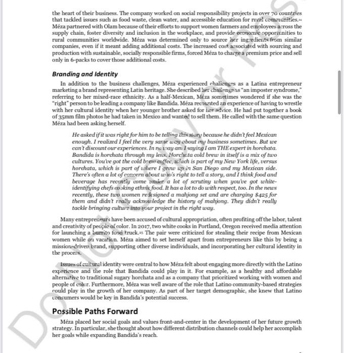 Which Of The Options She Is Evaluating Present The Best Path Forward And Why 9