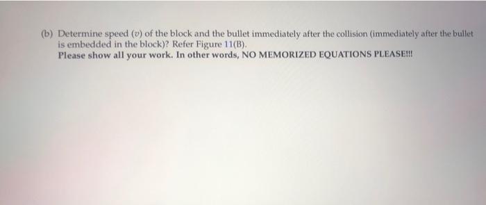 14 20 Points A Ballistic Pendulum Consists Of A Stationary Wooden Block Of Mass M 4 94 Kg Suspended From A String O 3