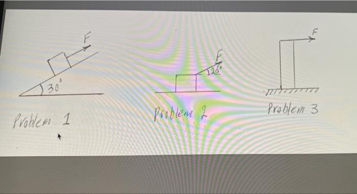 Question 7 1 A A 10 Kg Wooden Box Is Being Pulled Up A 30 Degrees Inclined Plane By A 100 N Force See The First Figur 2