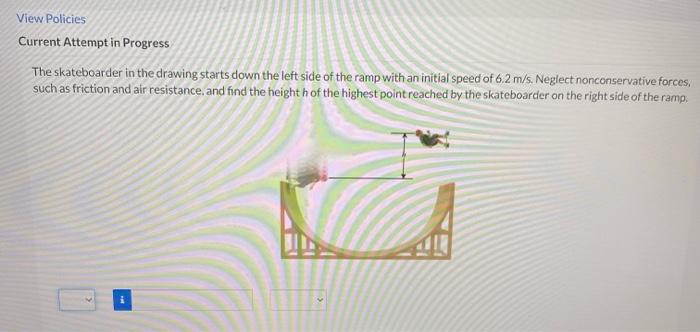 View Policies Current Attempt In Progress The Skateboarder In The Drawing Starts Down The Left Side Of The Ramp With An 1