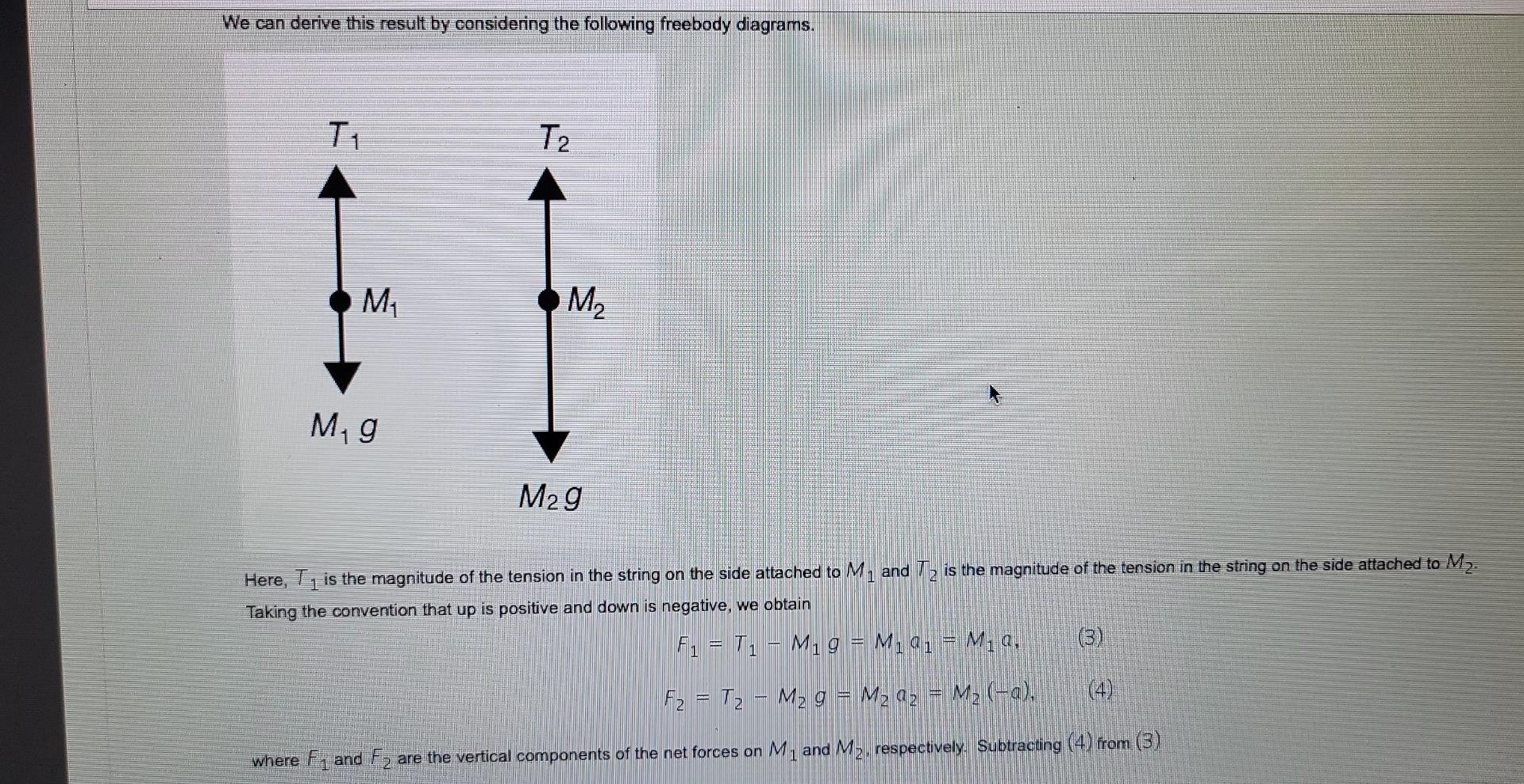 Test Information Description Phy 1100 Lab 4 Atwood S Machine Instructions Note You Are Expected To Format All Variable 3