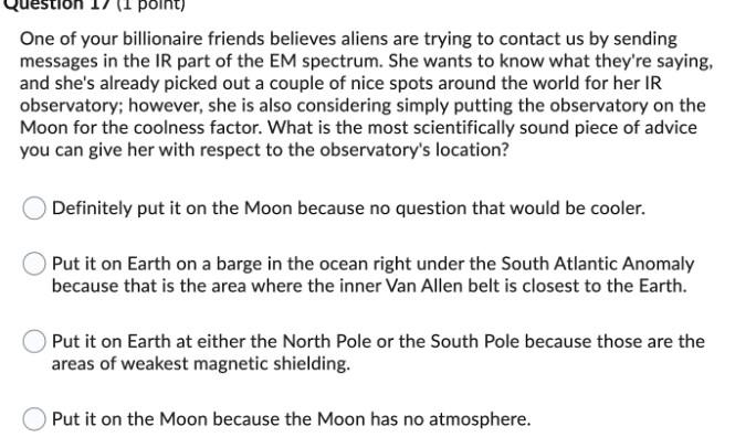 Point One Of Your Billionaire Friends Believes Aliens Are Trying To Contact Us By Sending Messages In The Ir Part Of Th 1
