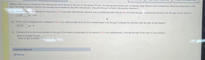 Military Rifles Have A Mechanism For Reducing The Recall Forces Of The Gun On The Person Firing It An Internal Part Rec 1