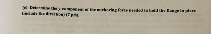 Problem 4 20 Pts A Flange Is Used To Support A Faucet And Spigot On A Constant 0 035 M Diameter Pipe Discharging To T 2