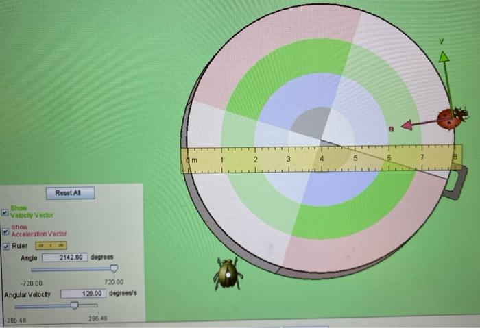 Show Velocity Vector Show Acceleration Vector Ruler Angle 720 00 Angular Velocity Reset Al 286 48 2142 00 Degrees 720 1