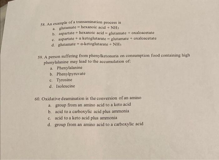 48 Study The Following Table And Determine Which Enzyme Has The Greatest Affinity For Its Substrate Enzyme El 62 E3 E4 3
