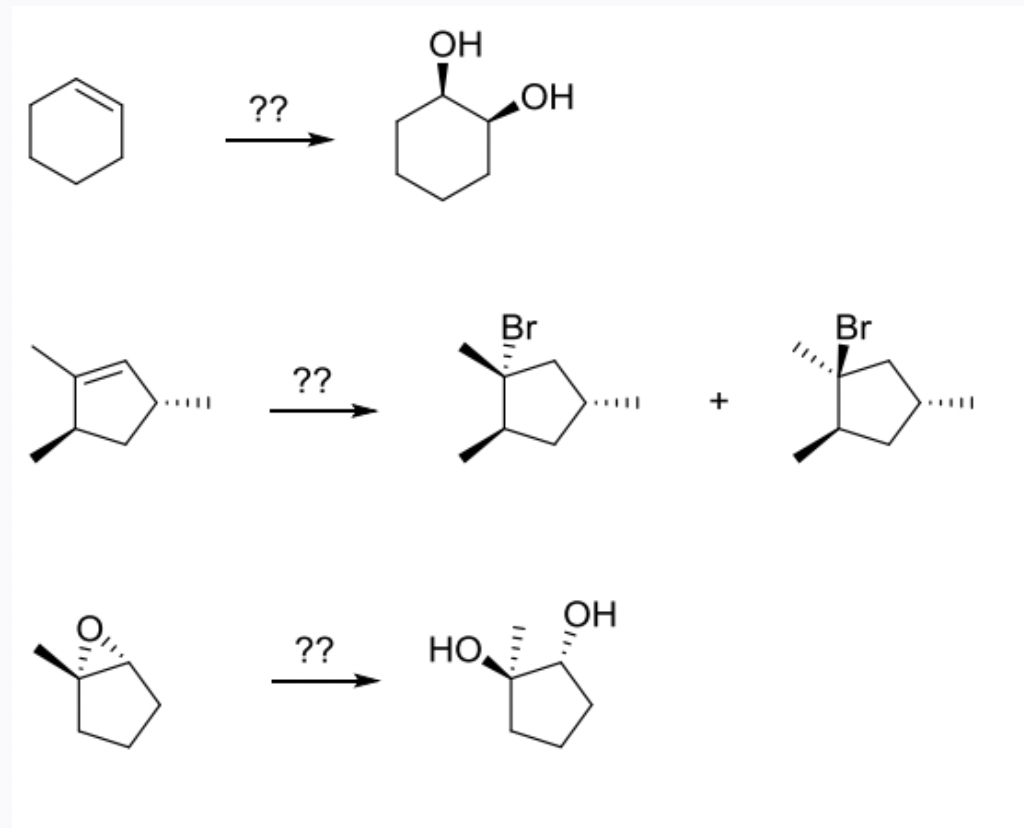 Draw The Reagent Needed For The Given Transformation 1