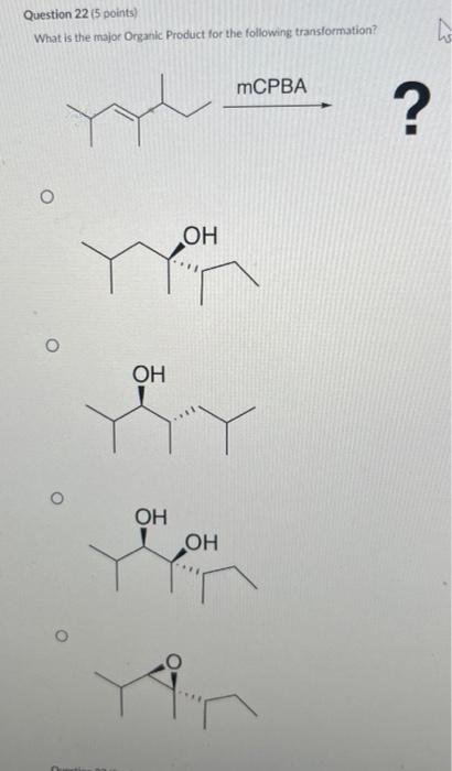 Which Of The Following Is A Valid Resonance Structure Of The Given Structure O O O O Question 18 5 Points What Is 3