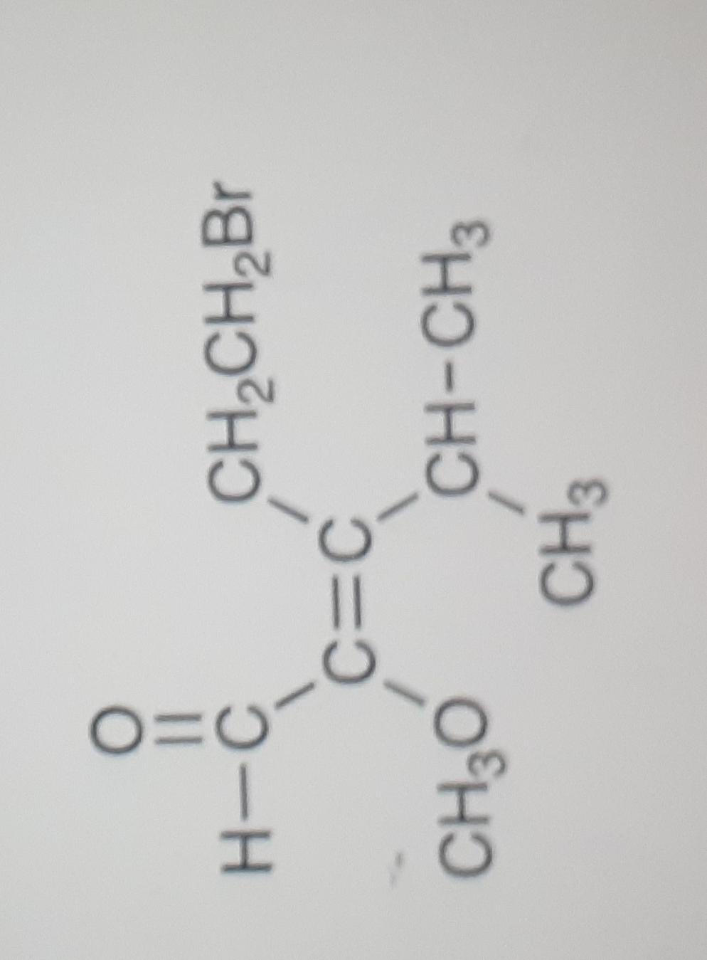 O H C C C 1 Ch3o Ch Ch Br Ch Ch3 Ch3 1