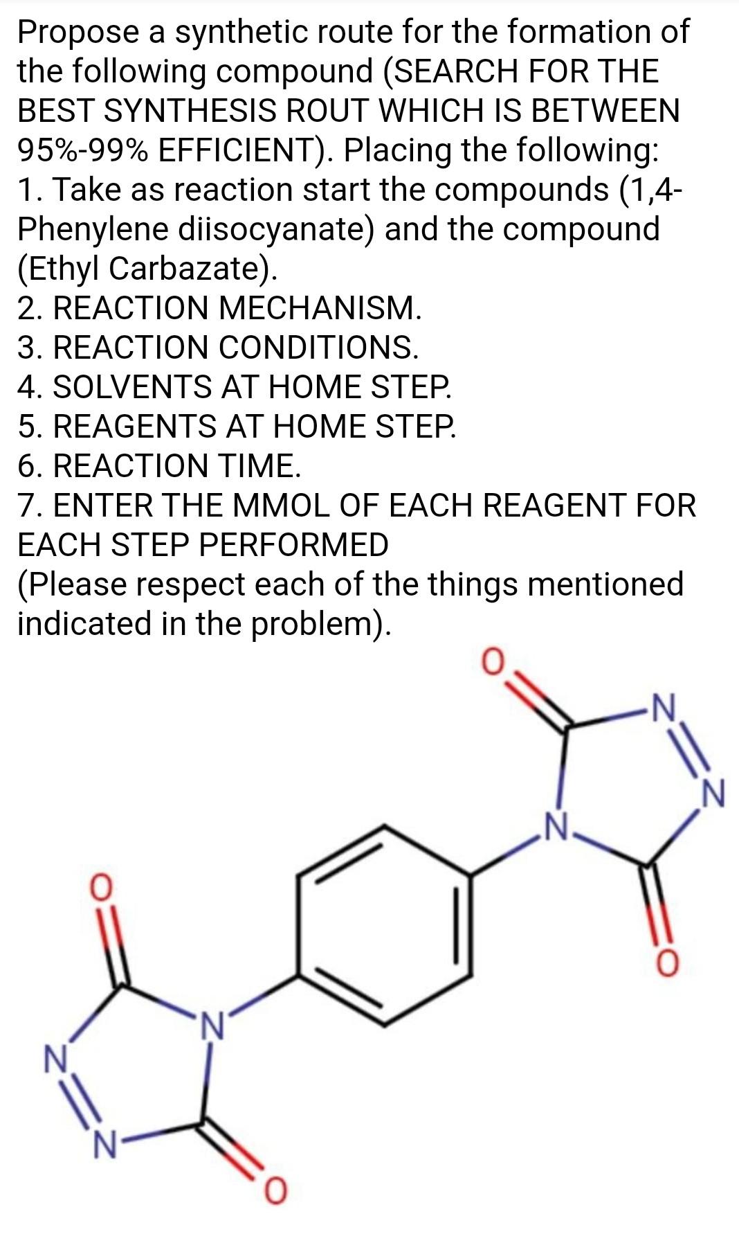 Propose A Synthetic Route For The Formation Of The Following Compound Search For The Best Synthesis Rout Which Is Betwe 1