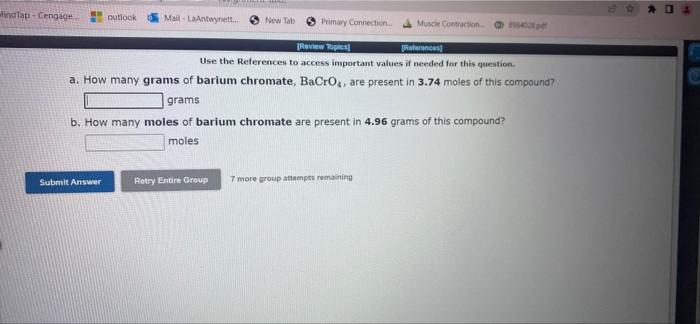Findtap Cengage Outlook Mail Laantwynett Submit Answer New Tab Primary Connection Muscle Contraction Review Topi 1