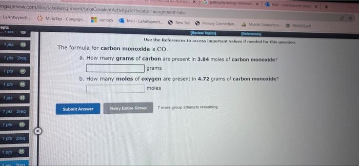 Mindtap Cengage Outlook Mail Laantwynett New Tab The Formula For Disulfur Decafluoride Is S F10 Submit Answer Pri 3