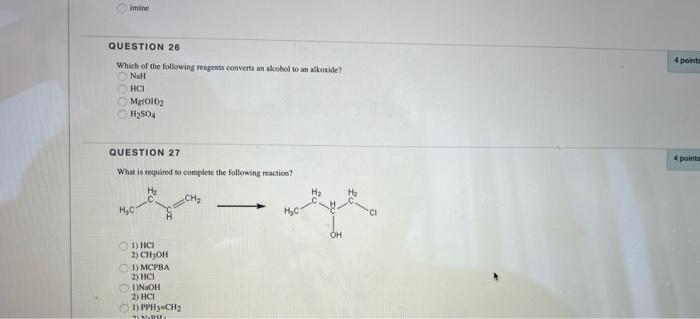 Question 25 The Product Of The Reaction Shown Below Is A N 0000 Amide Carboxylic Acid Amine Imine H C Mg Oh 2 H So4 Ch 2
