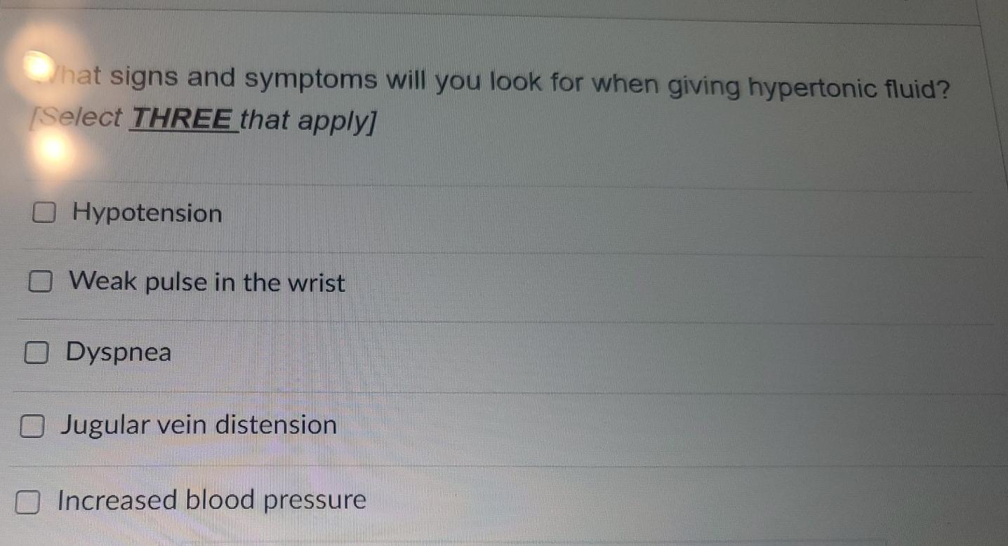 Which Of These Patients Is At Risk For Fluid Overload Due To Hypervolemia O A Man Who Has An Ileostomy After Removal Of 2