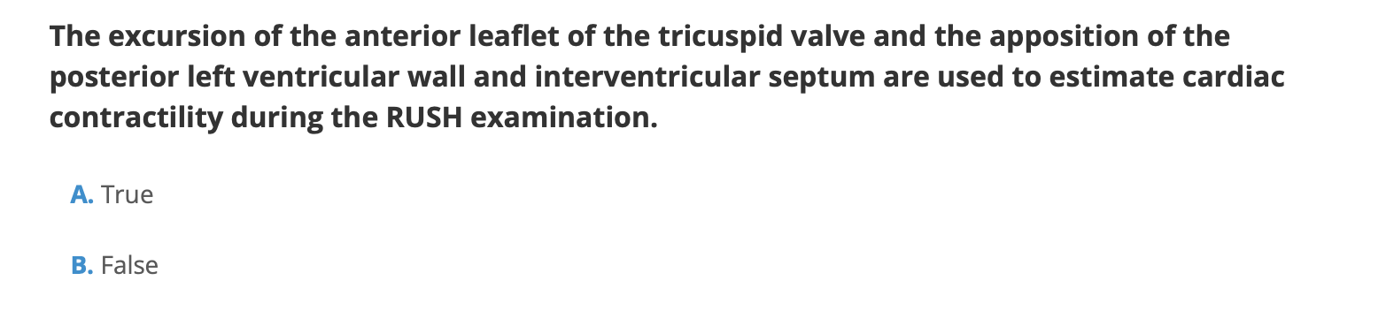 The Excursion Of The Anterior Leaflet Of The Tricuspid Valve And The Apposition Of The Posterior Left Ventricular Wall A 1