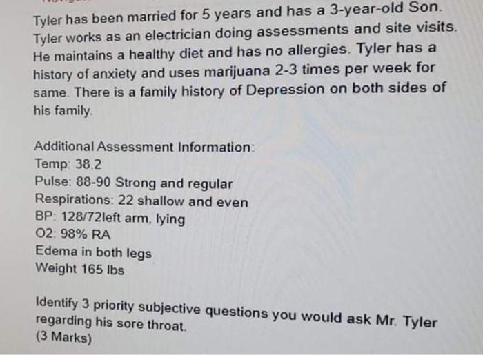 Tyler Has Been Married For 5 Years And Has A 3 Year Old Son Tyler Works As An Electrician Doing Assessments And Site Vi 7