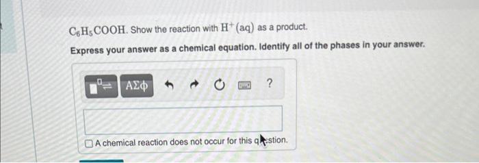 Write The Chemical Equation And The K Expression For The Acid Dissociation Of Each Of The Following Acids In Aqueous So 2