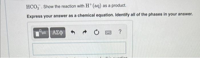 Write The Chemical Equation And The K Expression For The Acid Dissociation Of Each Of The Following Acids In Aqueous So 4