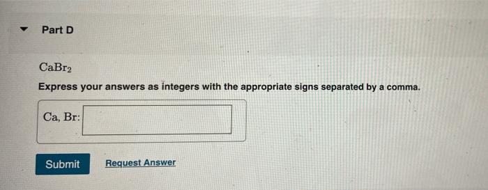 Assign An Oxidation State To Each Atom In Each Species Part A I2 Express Your Answer As An Integer With The Appropria 3