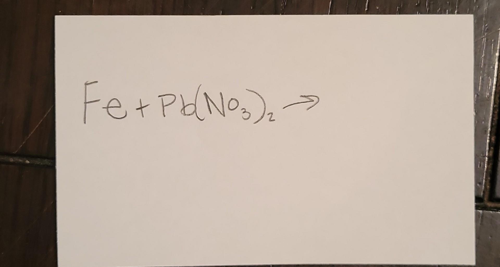Fe Pb N 3 2 1