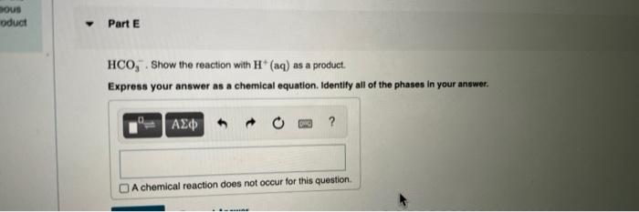 Write The Chemical Equation And The K Expression For The Acid Dissociation Of Each Of The Following Acids In Aqueous So 3