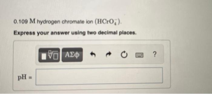 Course Home Chapter 16 Homework Attempt 1 Problem 16 59 Calculate The Ph Of Each Of The Following Solutions K And K 2